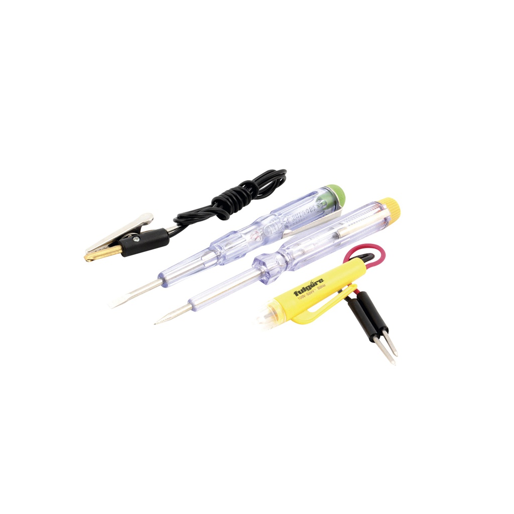 PROBADOR DE CORRIENTE AUTOMOTRIZ JGO 3 PZAS