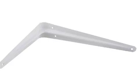 MENSULA PARA ESTANTE BLANCA 6"X 8"