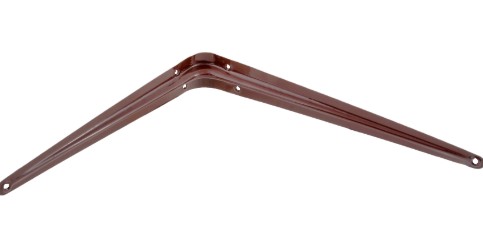 MENSULA PARA ESTANTE CAFE 5" X 6"