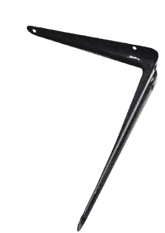 MENSULA PARA ESTANTE NEGRA 6"X8"