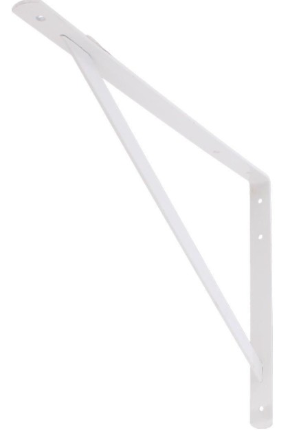 MENSULA REFORZADA BLANCA 8''  X 12''                        