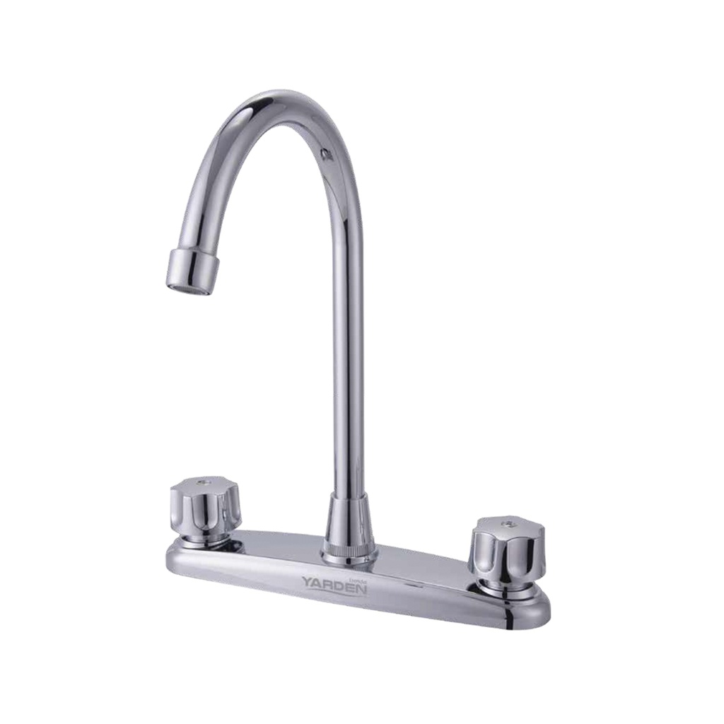 MEZCLADORA ABS FREGADERO 8&quot;    CUELLO BASTON MANERAL PUNTOS 