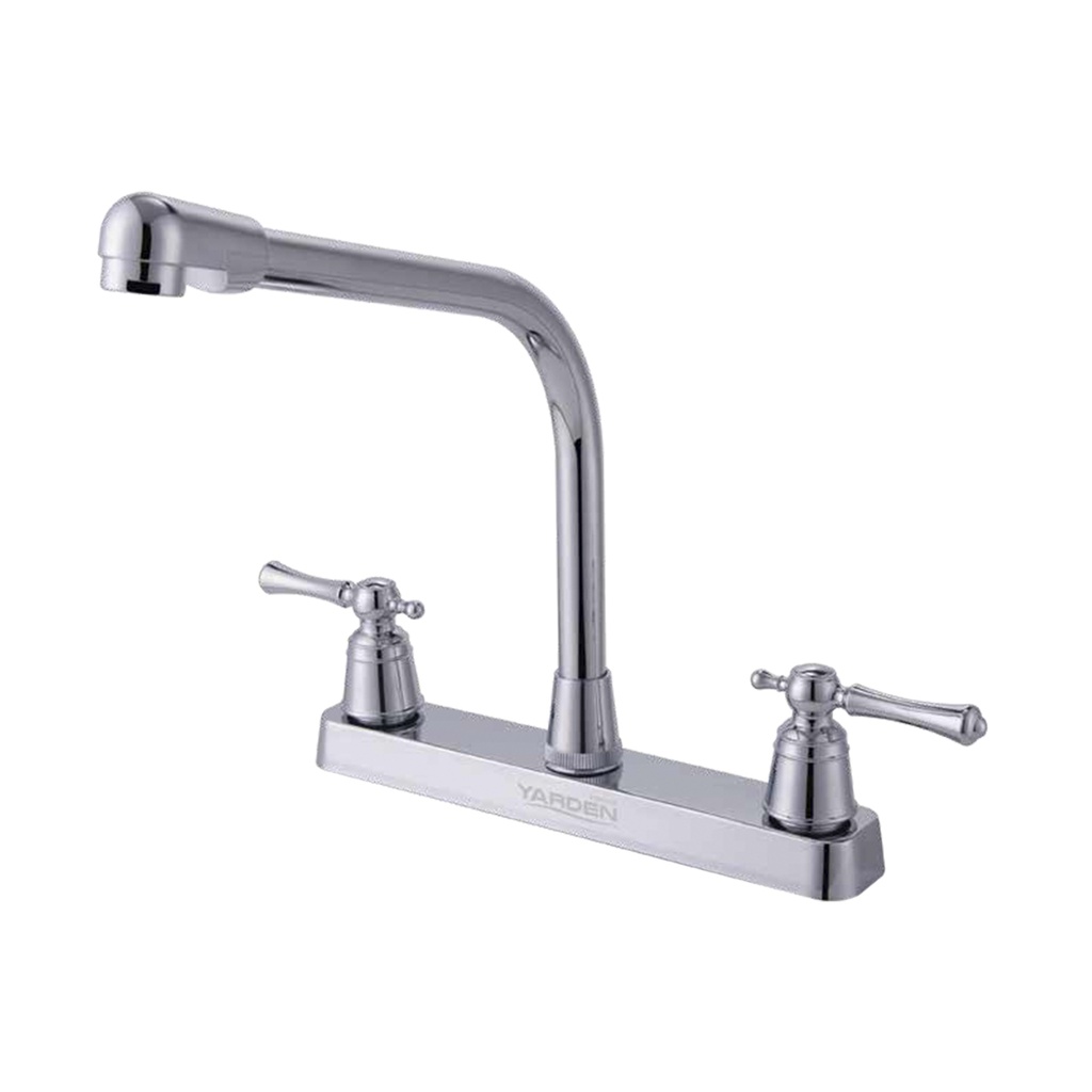 MEZCLADORA ABS FREGADERO 8"    CUELLO COBRA MANERAL PALANCA 