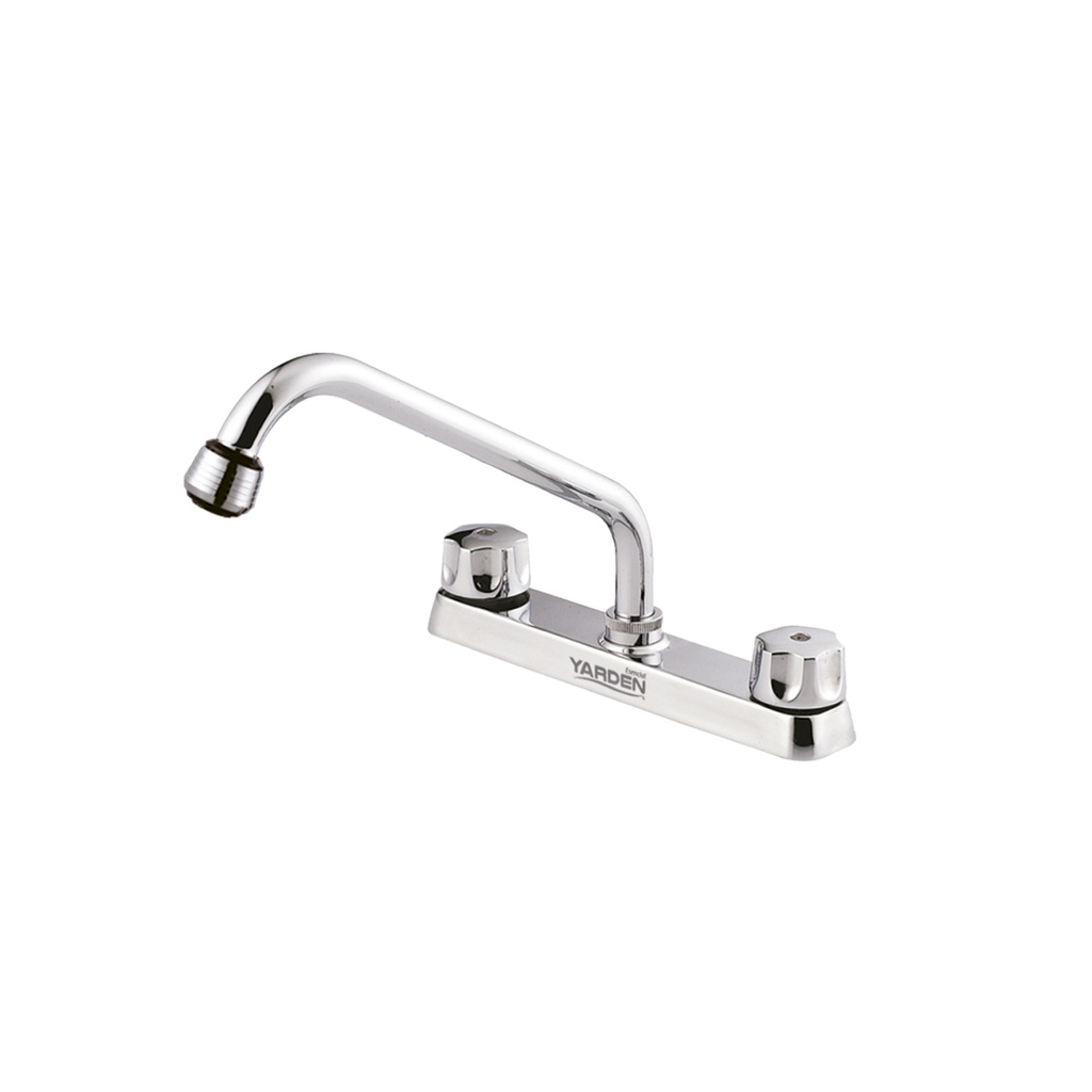 MEZCLADORA ABS FREGADERO 8"    CUELLO CORTO MANERAL PUNTOS  