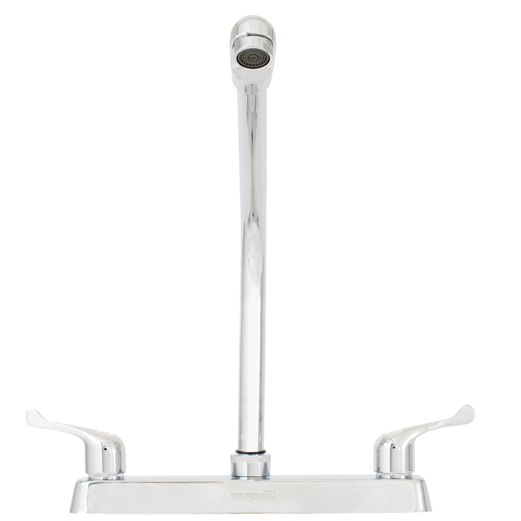 MEZCLADORA FREGADERO 8" CUELLOCOBRA MANERAL PALANCA