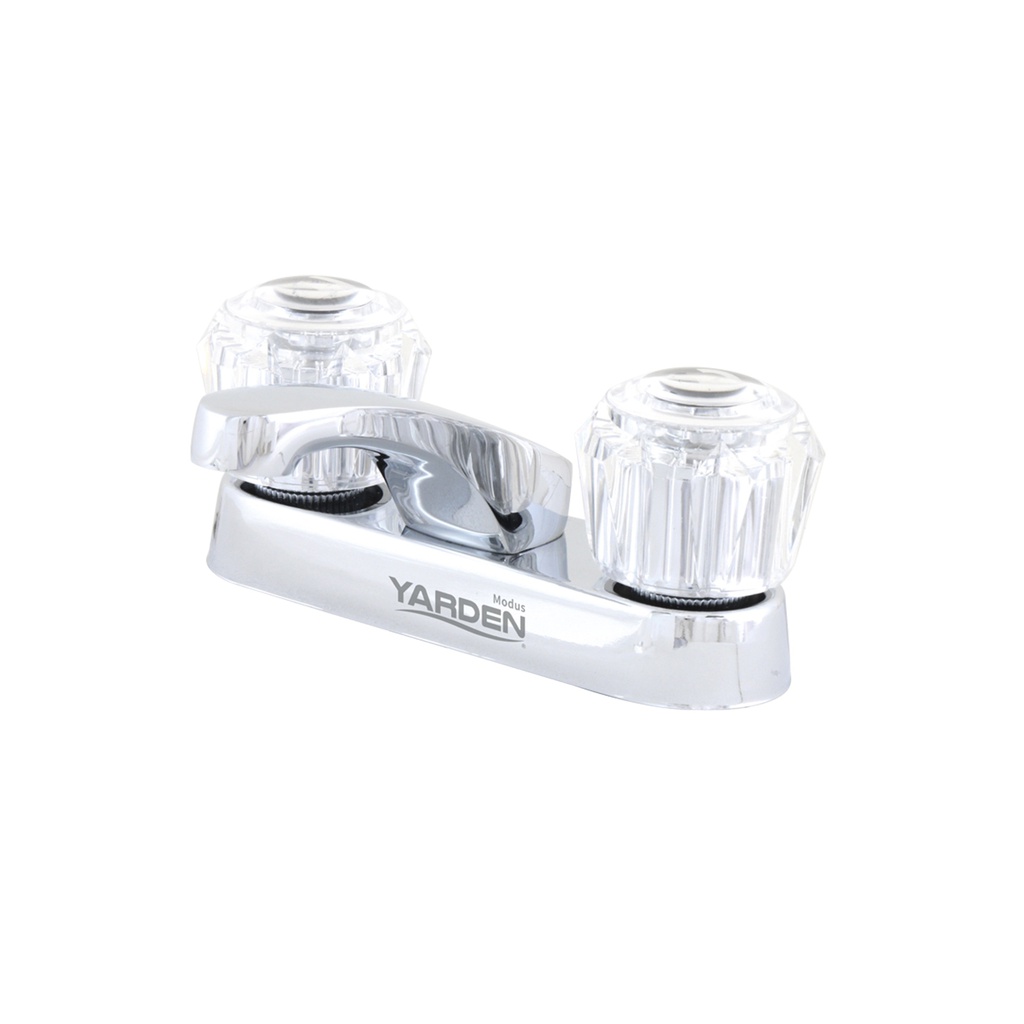 MEZCLADORA LAVABO 4" CUELLO RECTO MANERAL REDONDO