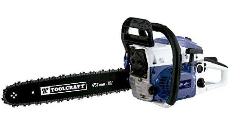 MOTOSIERRA MOTOR A GASOLINA BARRA DE CORTE DE 18"