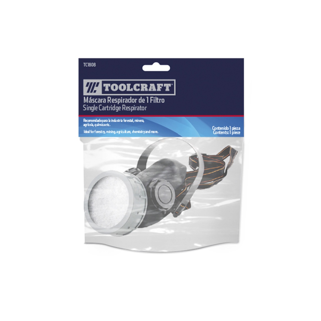 MASCARA RESPIRADOR DE 1 FILTRO
