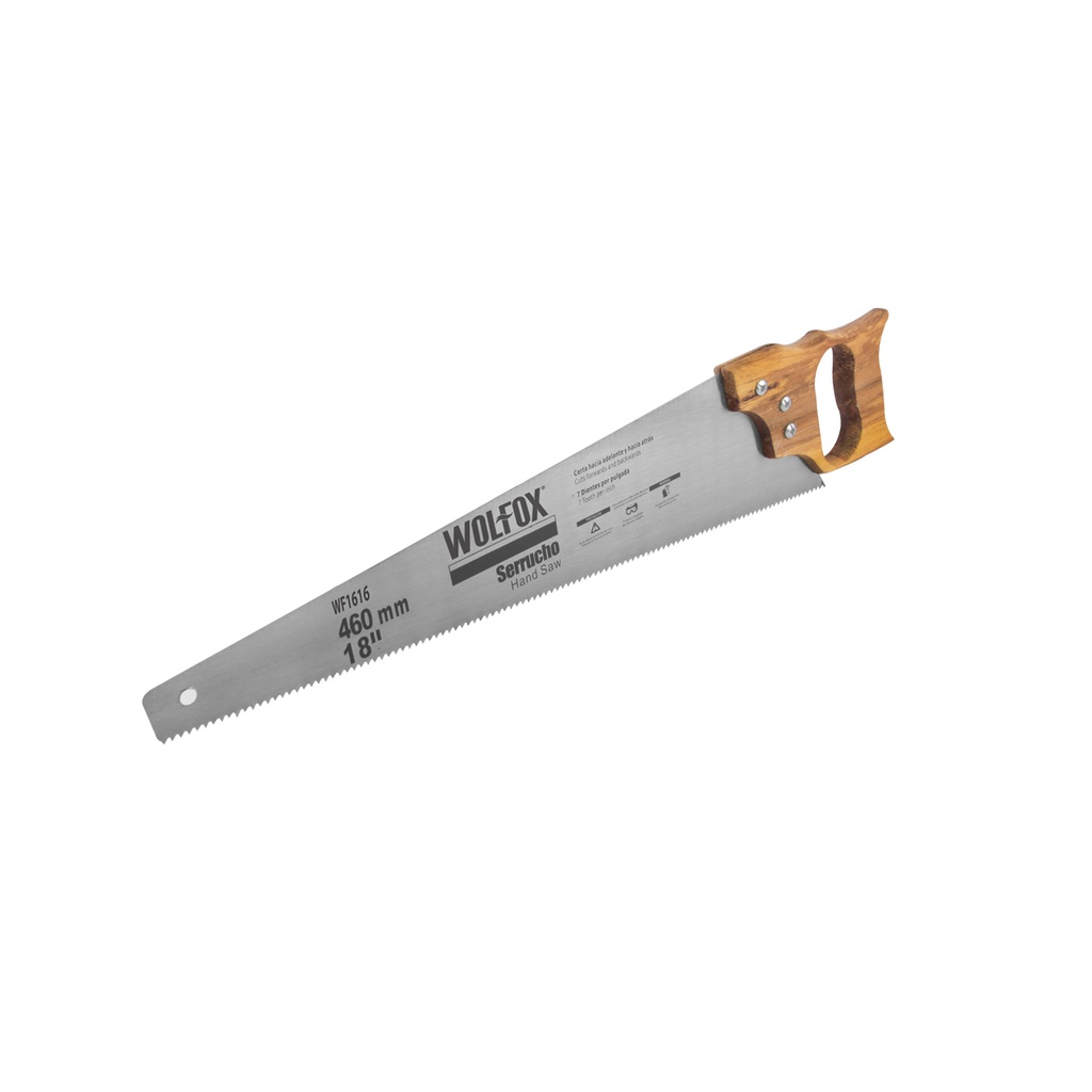 SERRUCHO CON MANGO DE MADERA 18´´
