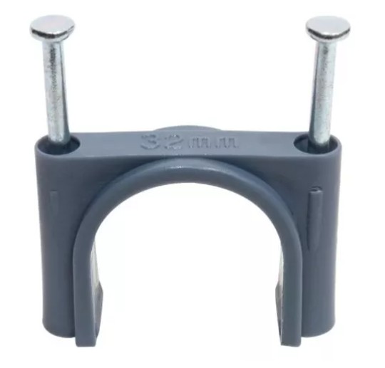 GRAPA DOBLE CLAVO 32MM BOLSA 100PZS