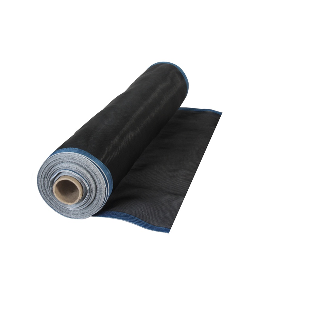 TELA MOSQUITERO DE PLASTICO NEGRA 0.60 X 30M