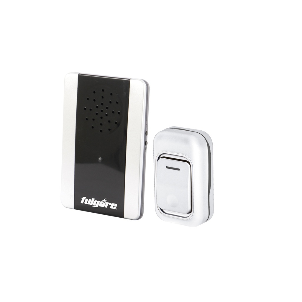 TIMBRE INALAMBRICO CON 1 CONTROL Y 1 CAMPANA A BATERIAS 25 M