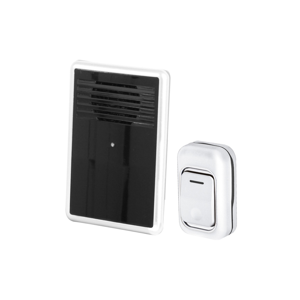 TIMBRE INALAMBRICO CON 1 CONTROL Y 1 CAMPANA A BATERIAS 25 M