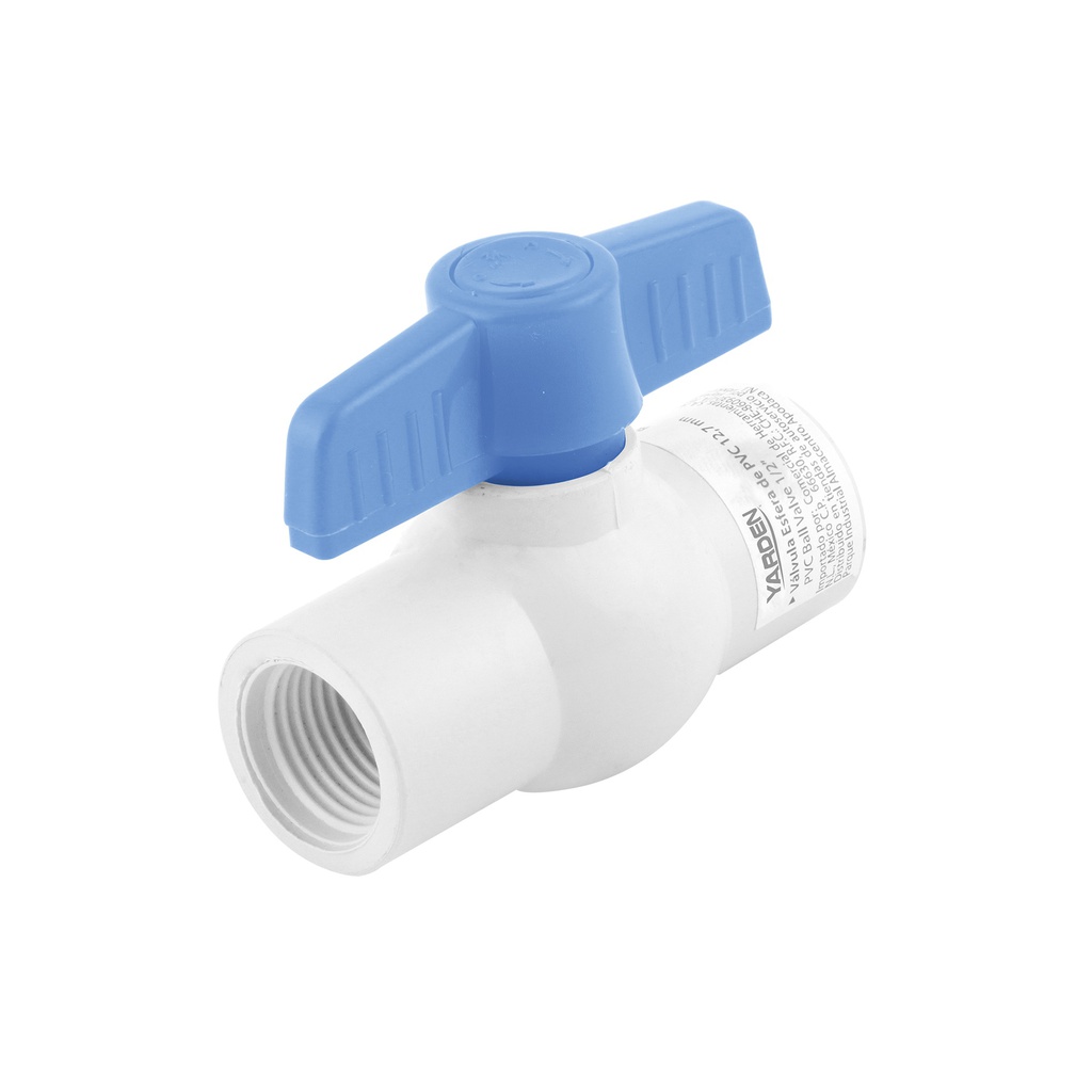 VALVULA ESFERA PVC ROSCABLE 1/2"