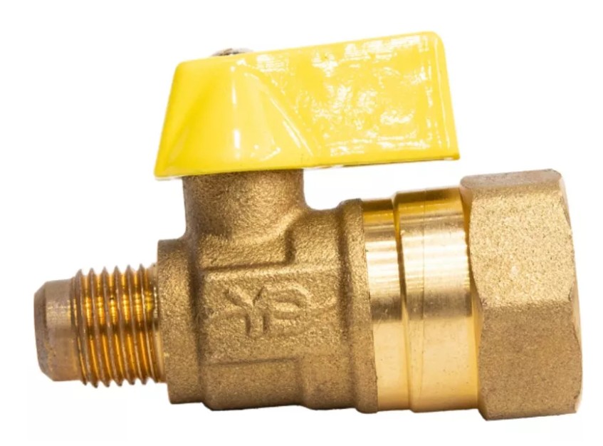 VALVULA GAS 1/2 X 3/8 ROSCABLE
