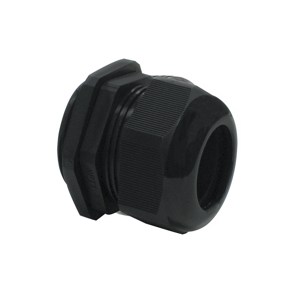 CONECTOR GLANDULA NYLON GRIS 3/8"