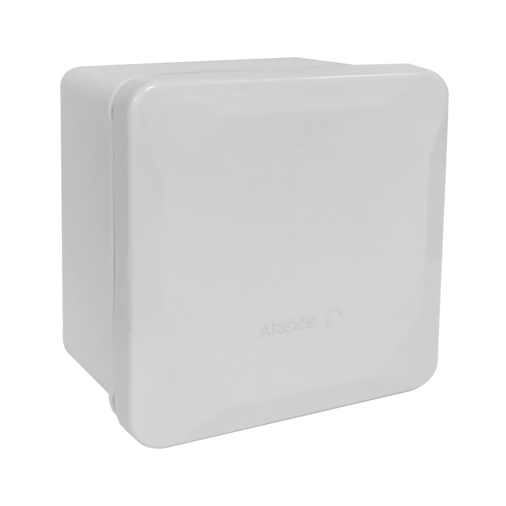 CAJA ESTANCA LISA HUESO IP55 TORNILLOS 100x100x55 mm