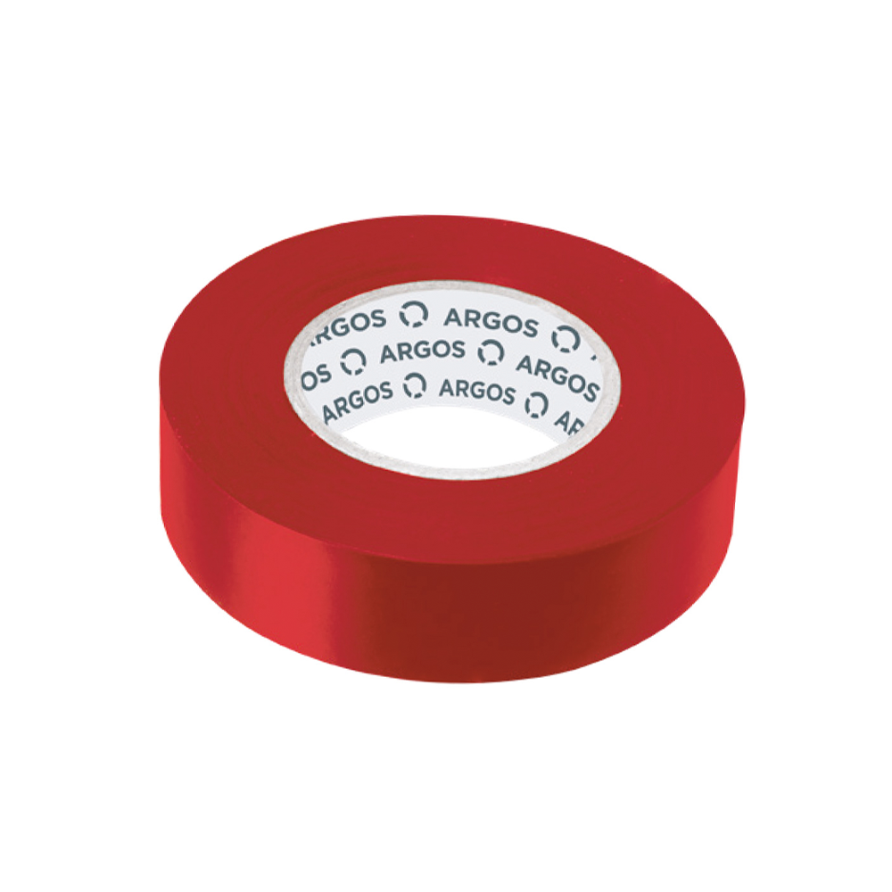 CINTA AISLANTE  DE VINIL 19mmX18m    ROJO