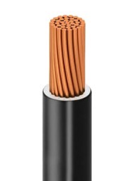 CABLE DE 100 MTSNYLON THHN OR THWN-2 OR MTW 12 NEGRO