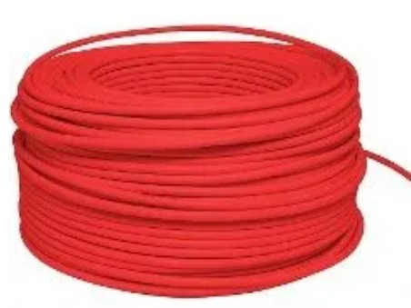 CABLE  DE 100 MTS   AUTOMOTRIZ FLEXIBLE  10 ROJO