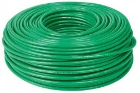 CABLE  DE 100 MTS   AUTOMOTRIZ FLEXIBLE  14 VERDE