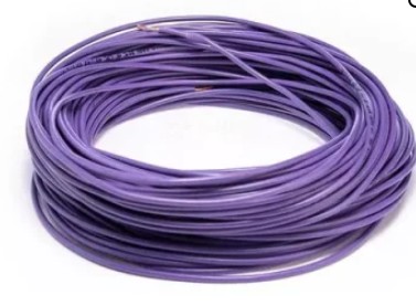 CABLE  DE 100 MTS   AUTOMOTRIZ FLEXIBLE  8 VIOLETA