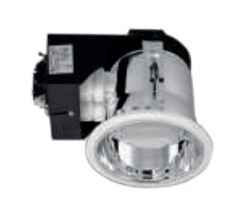 LUMINARIO CUADRADO DE EMPOTRAR VC CON 2 LAMPARAS PLC BLANCO 52 W 120-277 V~ 60 Hz