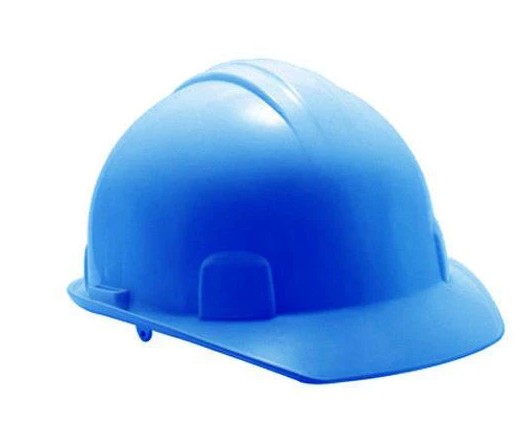 CASCO DE PROTECCION TERMOPLASTICA AZUL