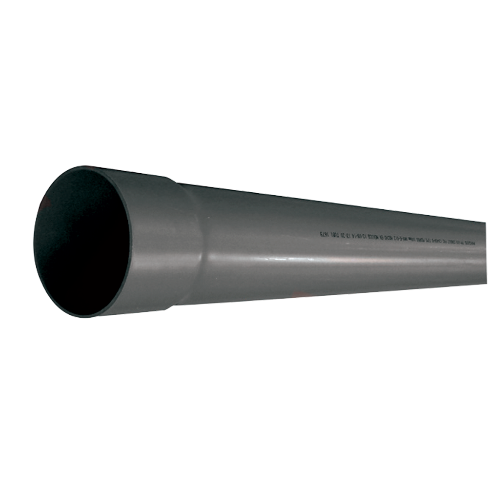 TUBERIA DE PVC PESADO 38mm 1 1/2&quot; GRIS