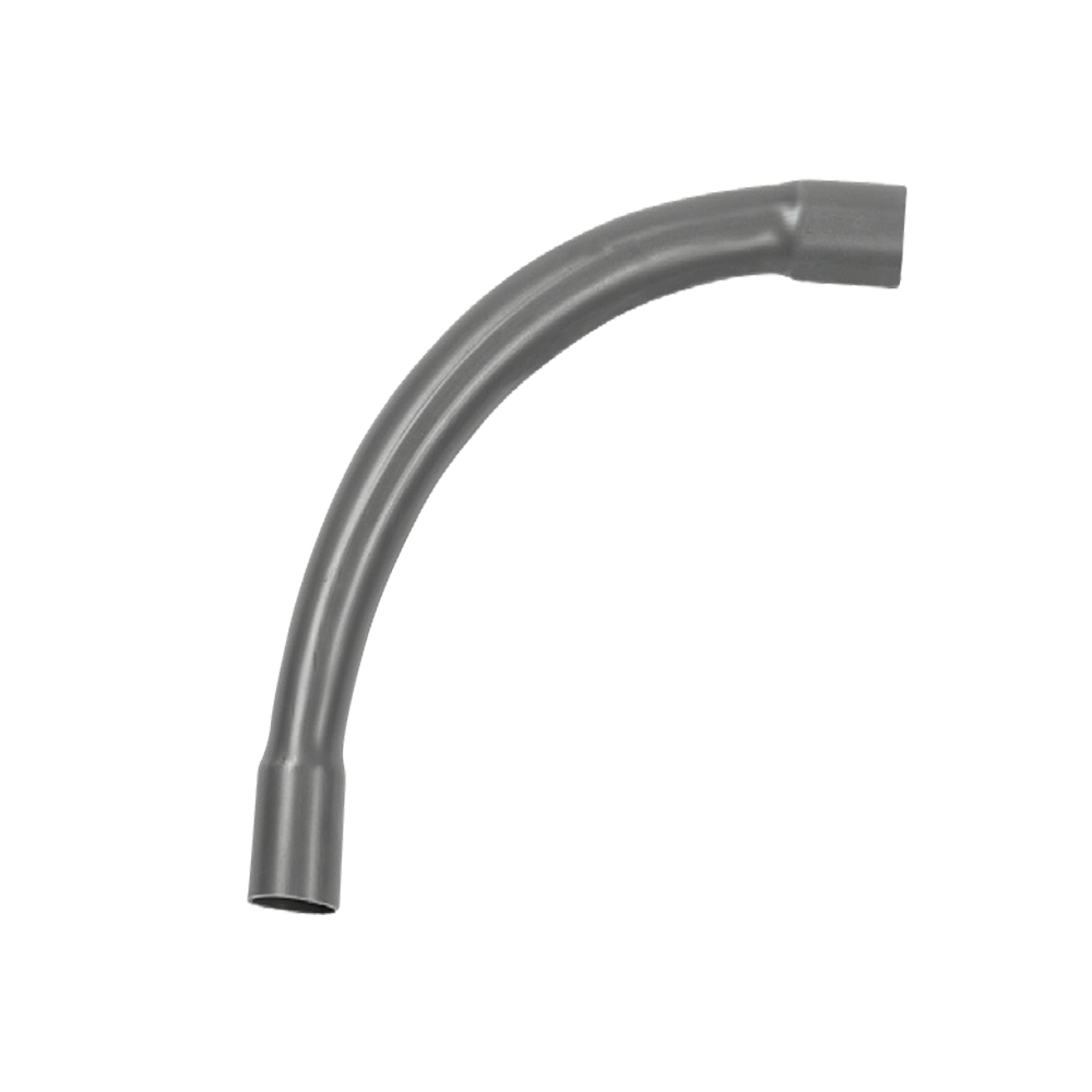 CODO PVC PESADO 25mm 1&quot; GRIS