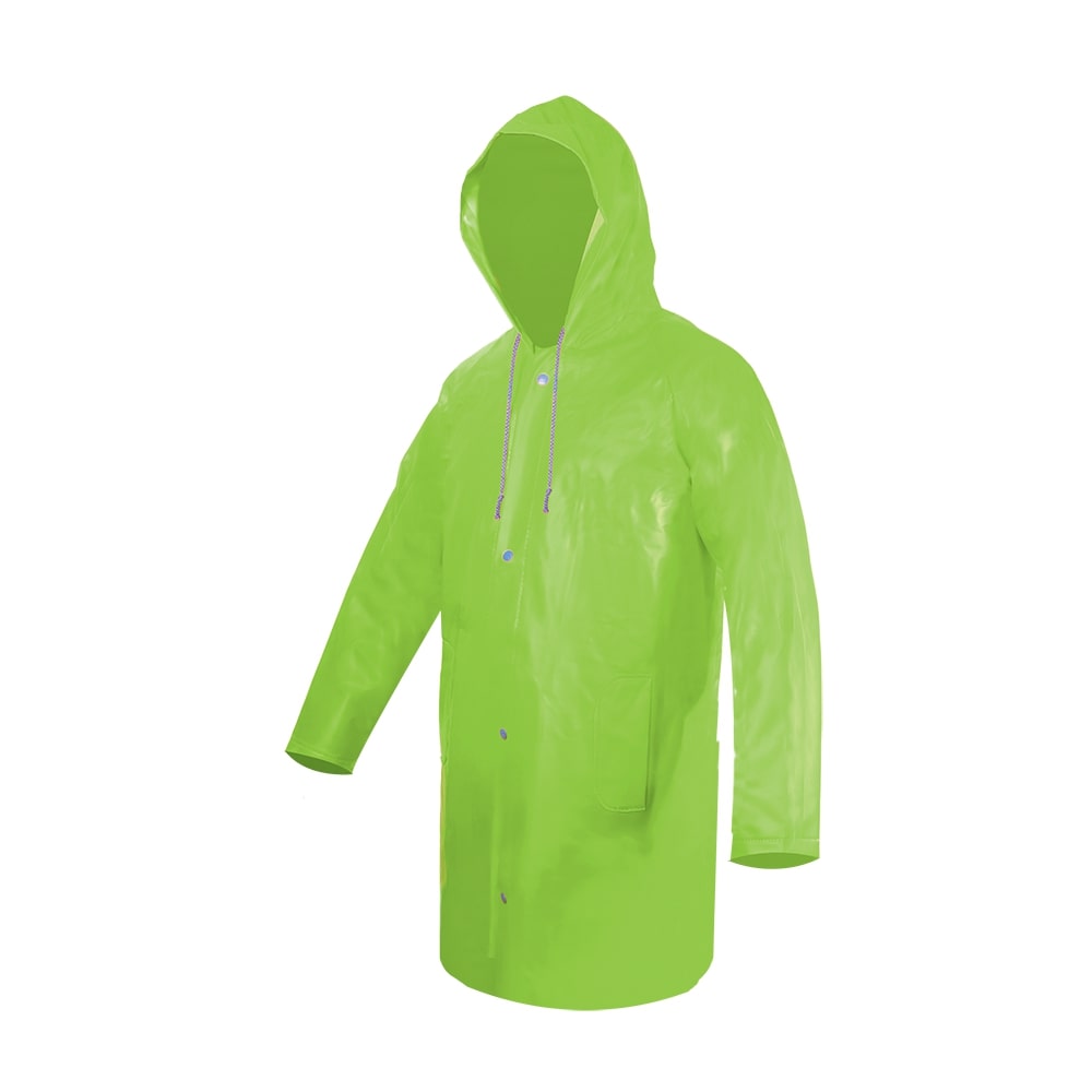 GABARDINA IMPERMEABLE CORTA ECOFRIENDLY HIGH VISIBILITY TALLA XG.
