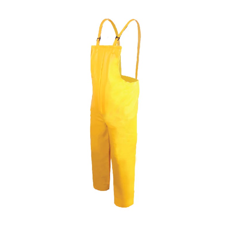 PANTALON IMPERMEABLE AMARILLO ECOFRIENDLY, SELLADO. T-2XG.