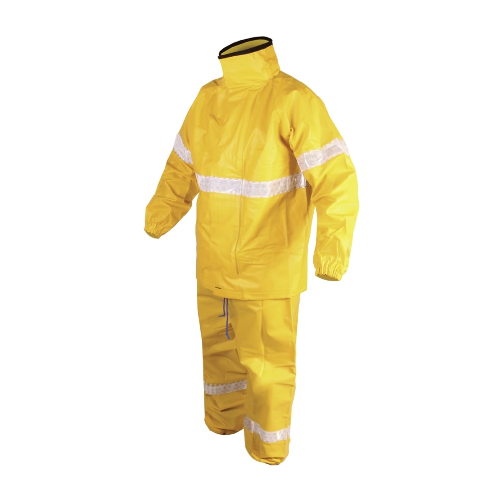 CONJUNTO MOTOCICLISTA AMARILLO ECOFRIENDLY, SELLAD, T-XG.