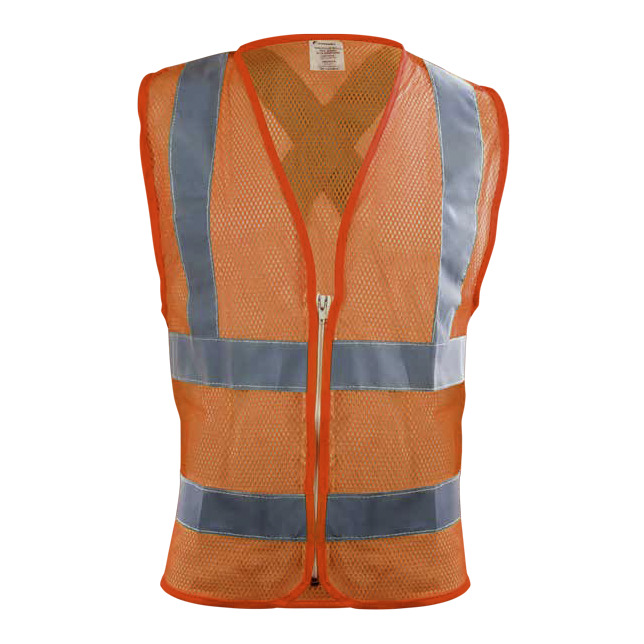 CHALECO ANARANJADO HV, TEJIDO JESREY. CON REFLEJANTE, UNITALLA