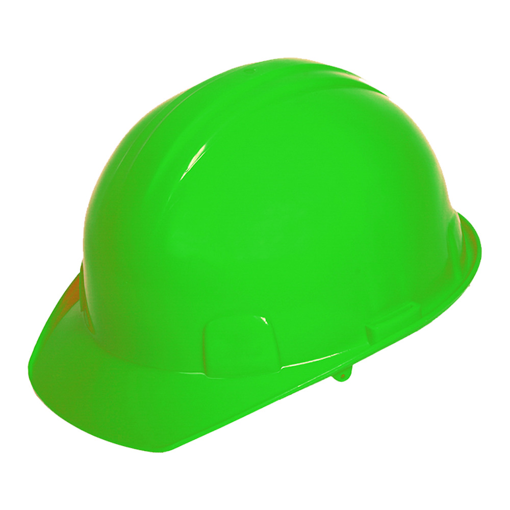 CASCO TIPO CACHUCHA DIELECTRICO ECOFRIENDLY VERDE ALTA VISIBILIDAD SUSPENSION 4 PUNTOS TEXTIL, TIPO 1 CLAS E.