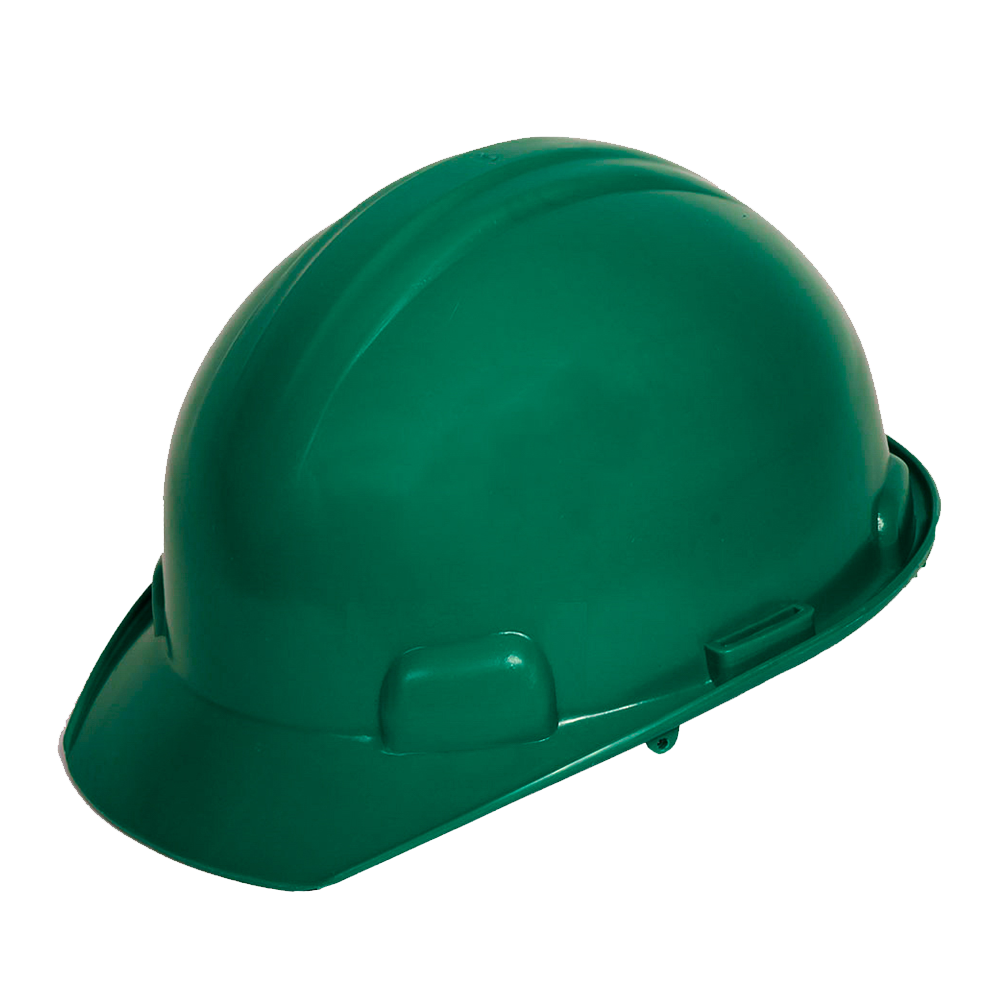 CASCO TIPO CACHUCHA DIELECTRICO ECOFRIENDLY VERDE SUSPENSION 6 PUNTOS TEXTIL, TIPO 1 CLAS E.