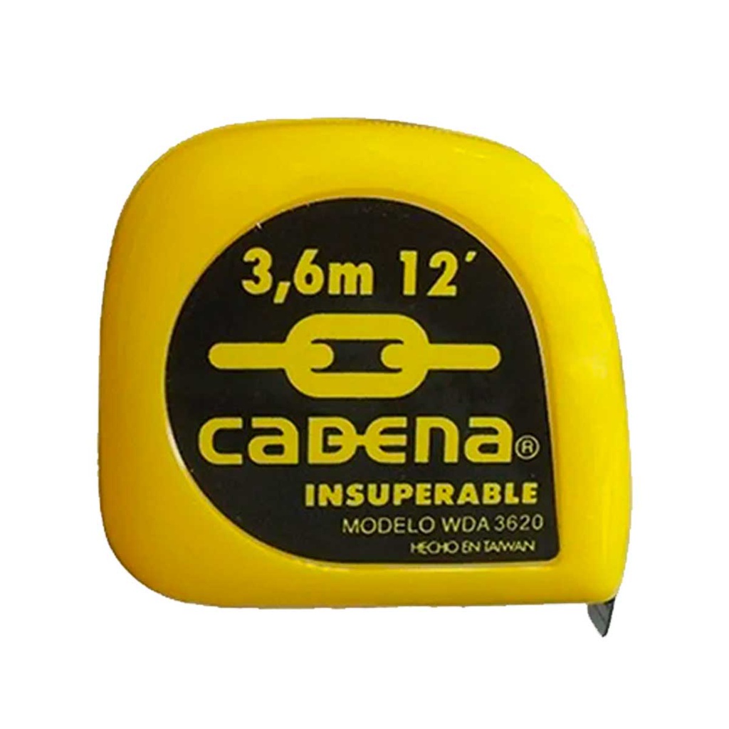 FLEXOMETRO CADENA 3.6 MTS NEON