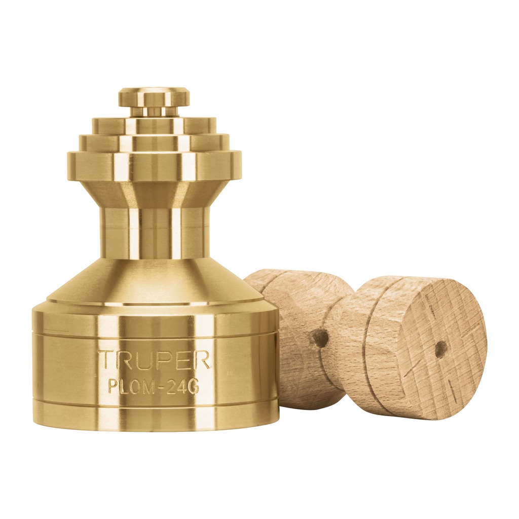 Plomada de laton 24 oz tipo Guatemala, Truper