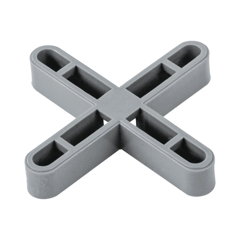 Bolsa con 100 separadores huecos de 5mm para losetas, Truper