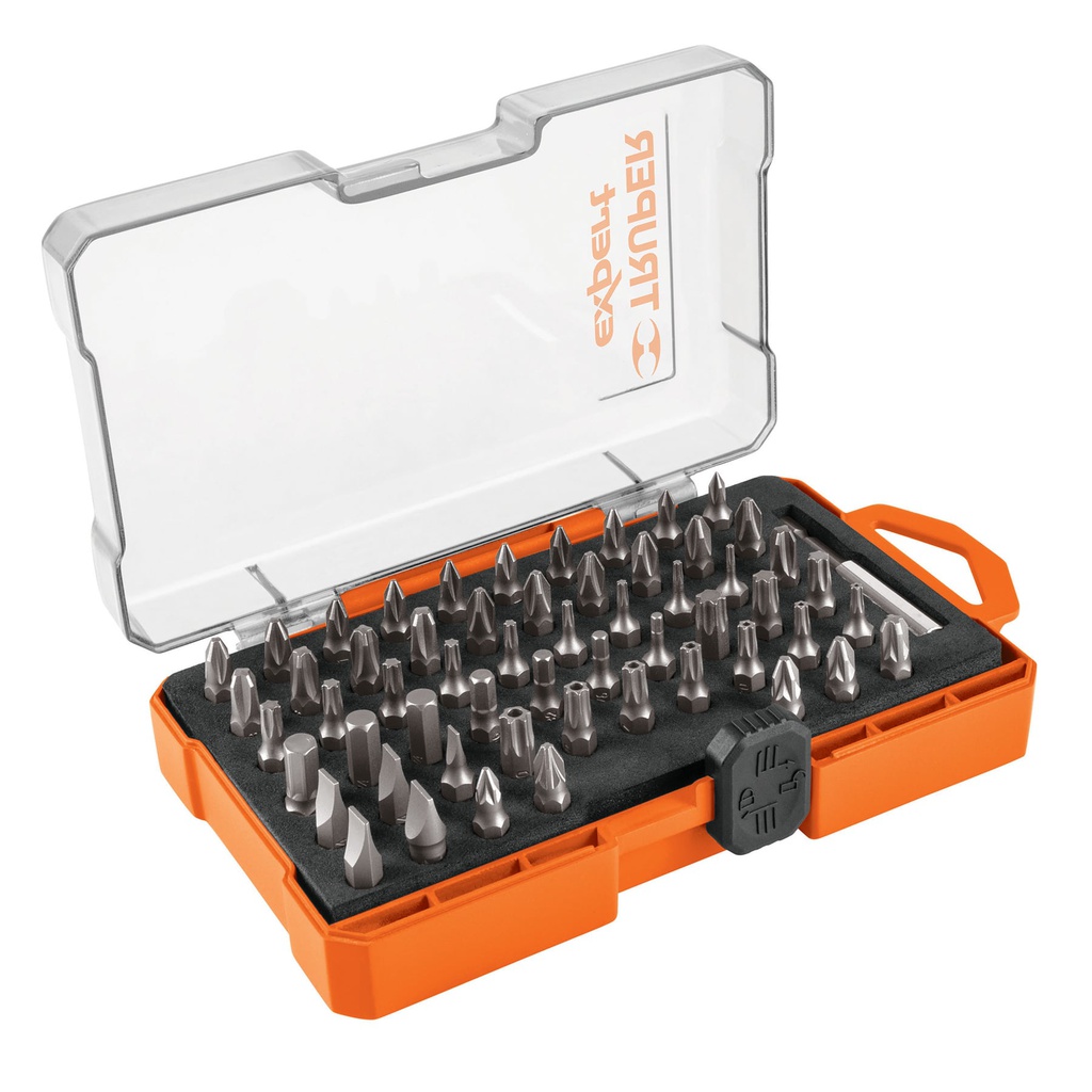 Juego de 58 puntas mixtas largo 1' estuche plastico, Expert