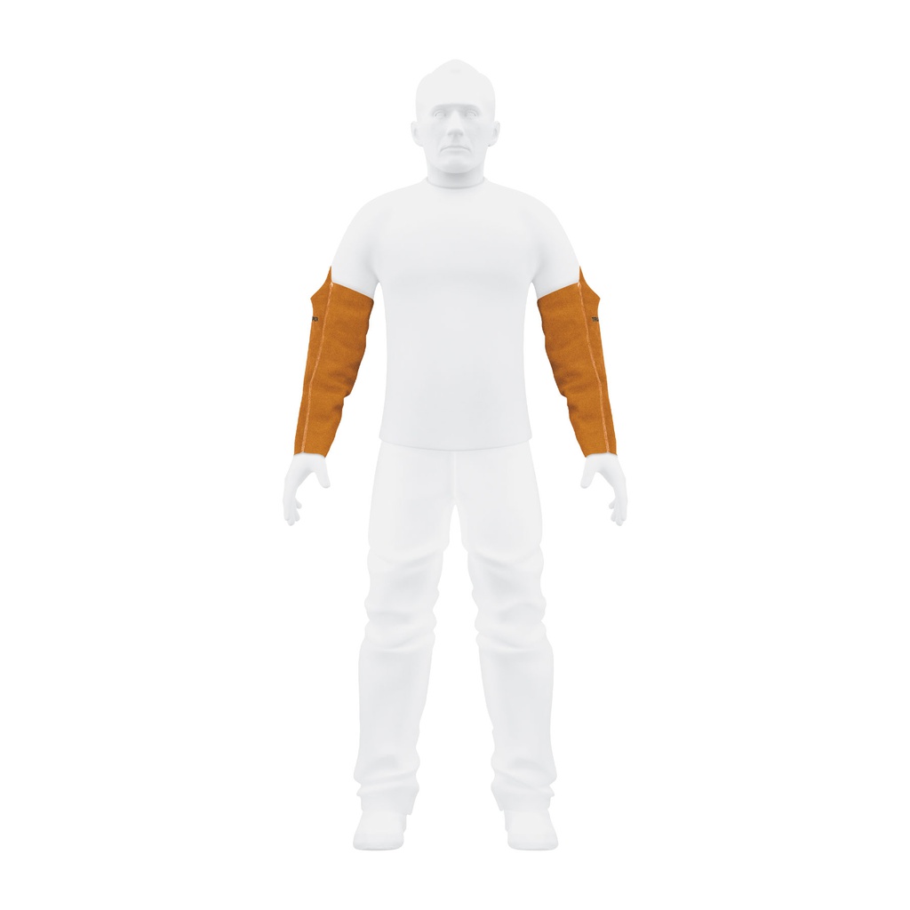 Proteccion para soldar, mangas de carnaza, Truper