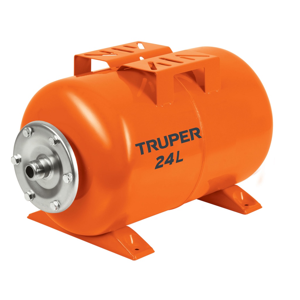 Tanque hidroneumatico horizontal, 24 litros, Truper