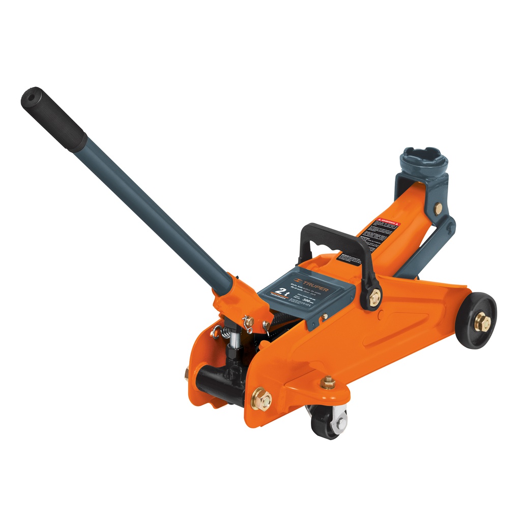 Gato hidraulico de patin 2t, 30 movimientos, maletin, Truper