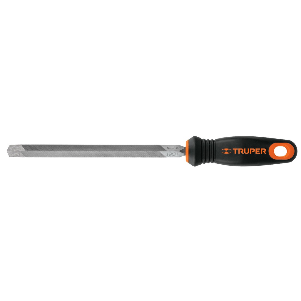 Lima triangulo pesado 8', 32 dpp con mango doble inyeccion