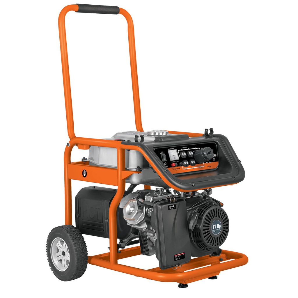 Generador portatil 4.5 kW motor a gasolina, Truper