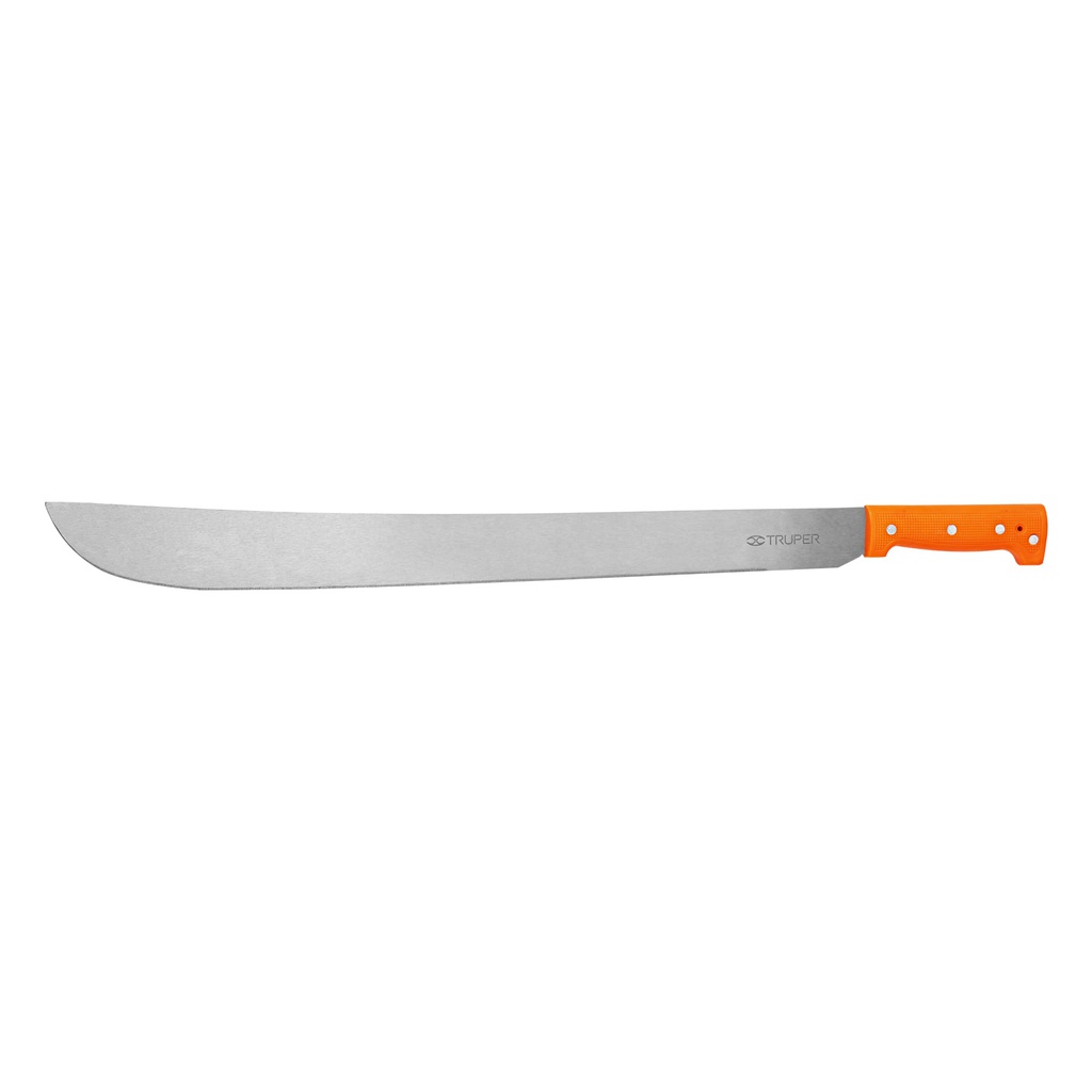 Machete estandar 24' cacha naranja remachada, Truper