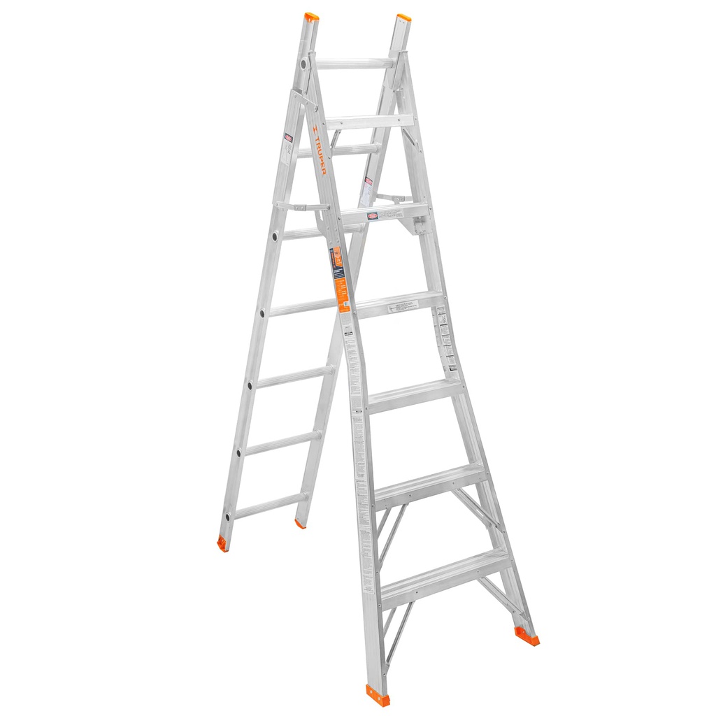 Escalera de combinacion, tipo ll, 13 escalones, Truper