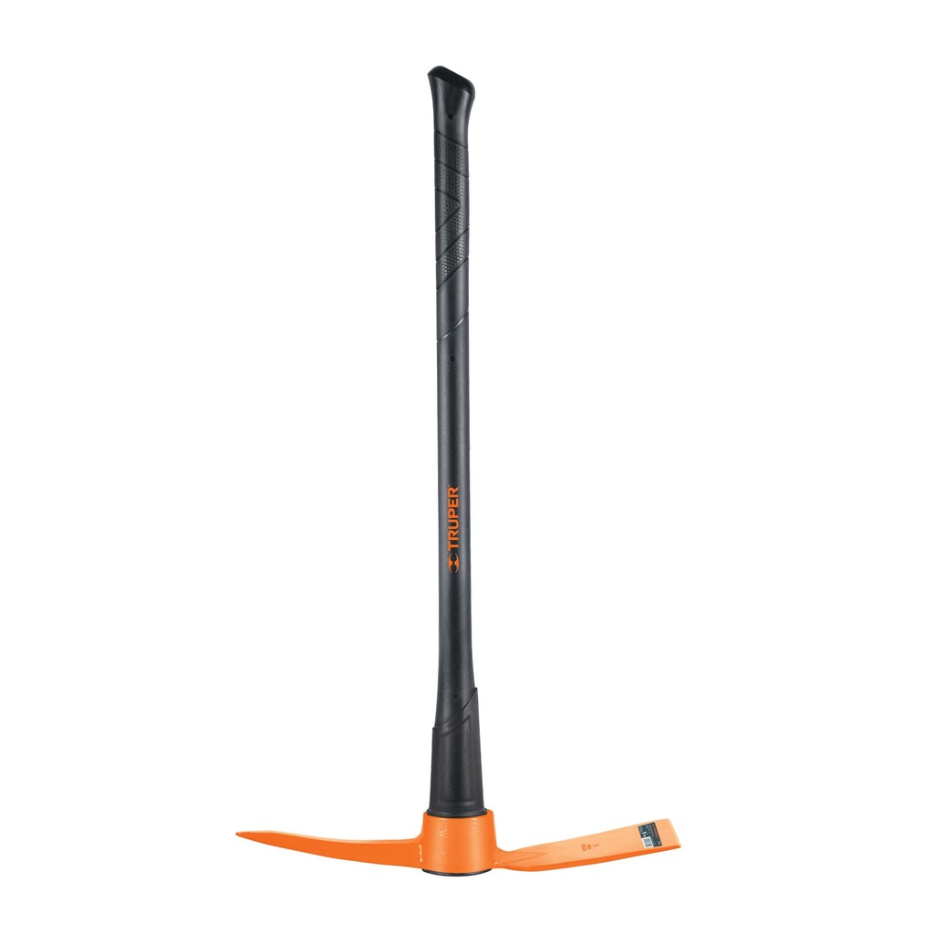 Talacho-pico 5 lb, mango fibra de vidrio 36', Truper