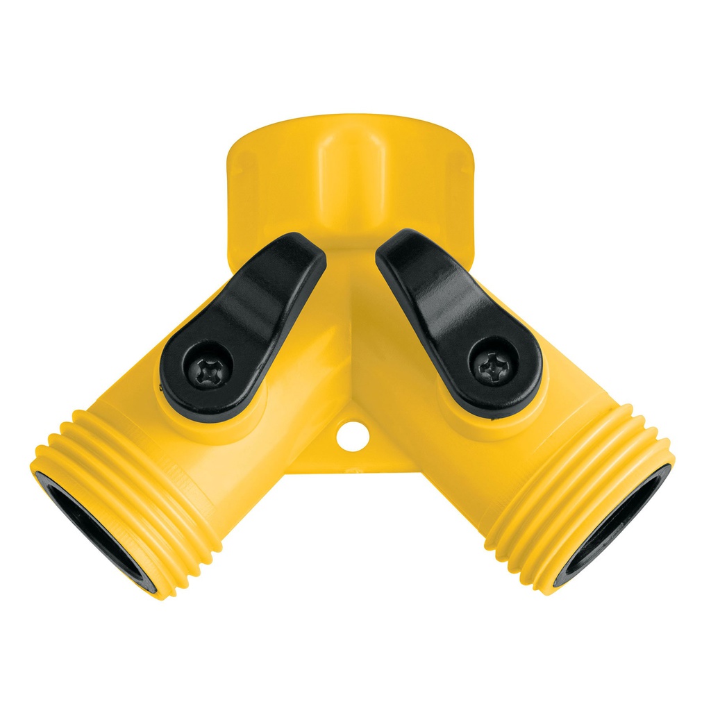 Conector 'Y' 3/4' plastico para manguera, Pretul