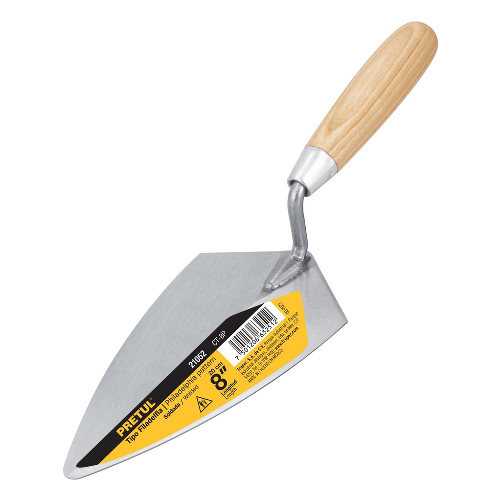 Cuchara para albañil 8' tipo Filadelfia, Pretul